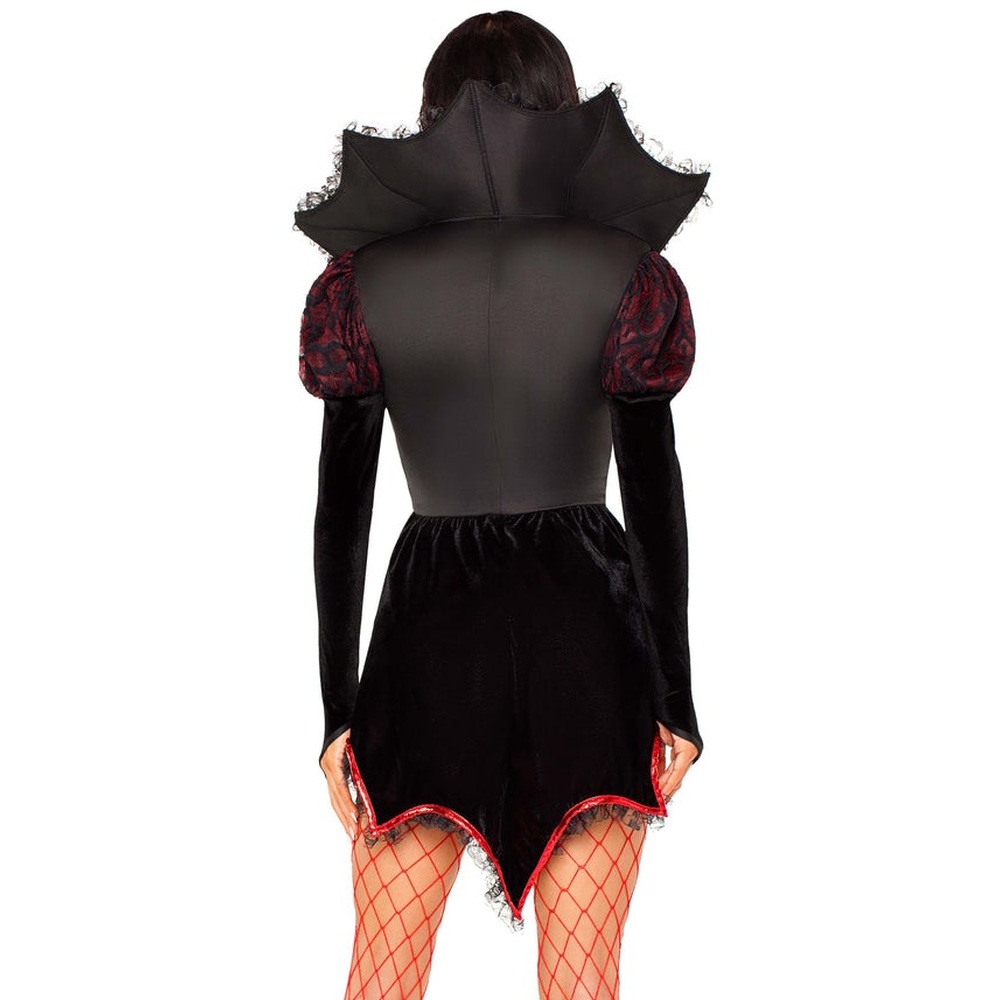 Leg Avenue - Bloodsucking Bombshell Dress and Jacket Kostüm - Schwarz/Rot